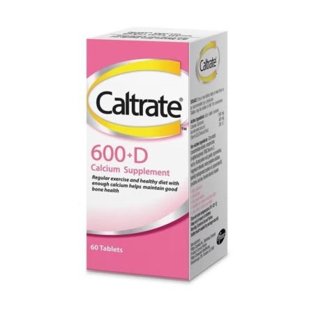 Caltrate + Vitamin D 600 Mg Tablets 60s