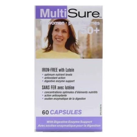 Webber Naturals Multisure Multivitamin Capsules For 50+ Women, Pack Of 60’s