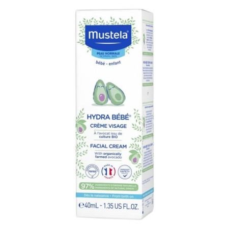 Mustela Hydra Bebe Facial Cream With Avocado 40ml
