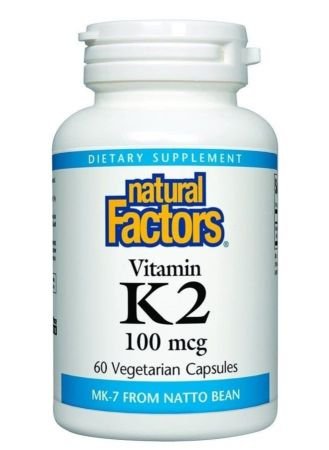Natural Factors Vitamin K2 100 Mcg 60 Capsules