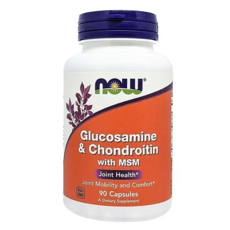 Now Glucosamine & Chondroitin With Msm Capsules For Joint Health 90s