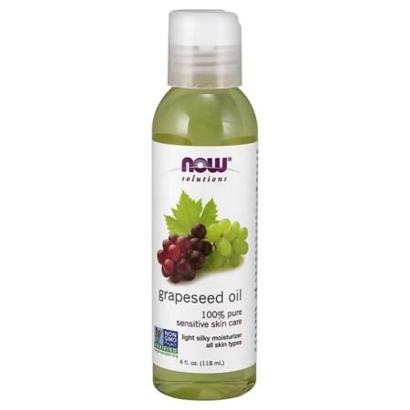 Now Solutions Grapeseed Oil For Sensitive Skin Care 118ml