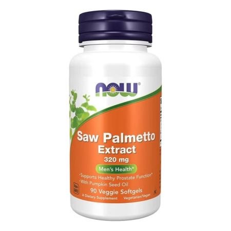 Now Saw Palmetto Extract 320mg For Men Health & Healthy Prostate Function 90s